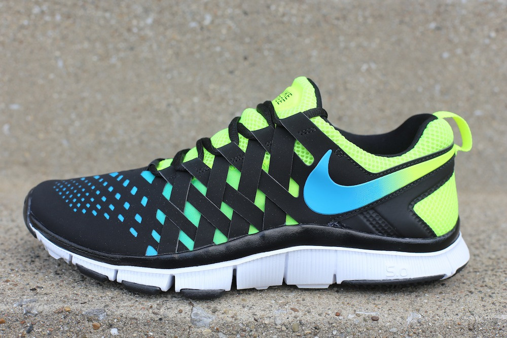 Nike Free Trainer 5 0 Volt Current Blue Black 03