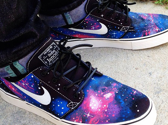 Nike SB Stefan Janoski “Galaxy” Customs by biggie sb