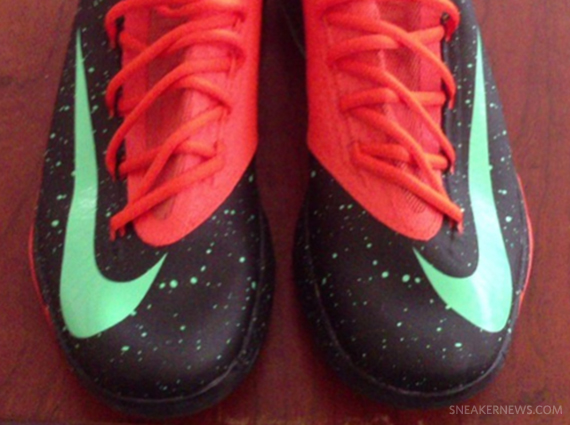 Nike Kd 6 Black Mint Speckle Orange