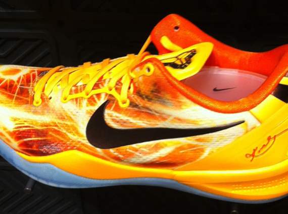 Nike Kobe 8 Yellow Red Black