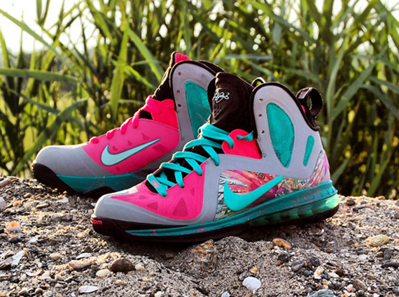 Nike Lebron 9 Elite Miami Beach Customs