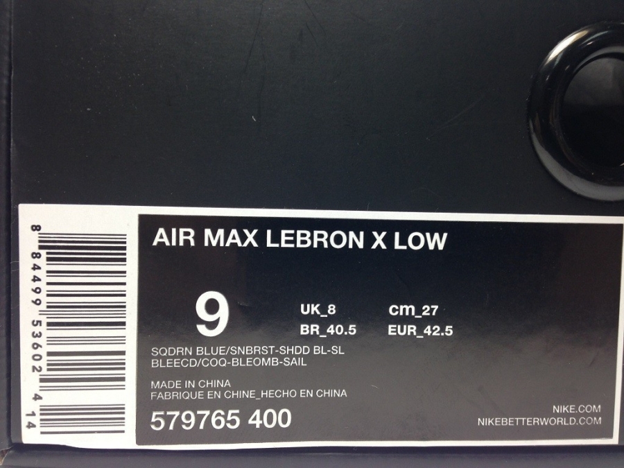 Nike Lebron X Low Usa Available Early On Ebay 01