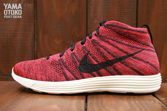 Nike Lunar Flyknit Chukka Bright Crimson 2