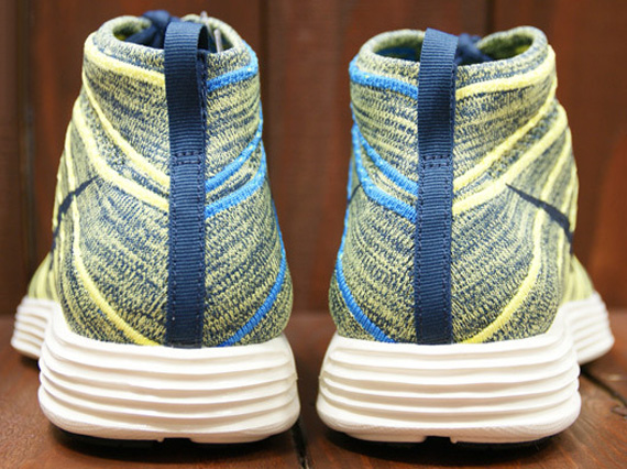 Nike Lunar Flyknit Chukka - Squadron Blue - Electric Yellow