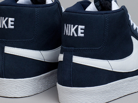 Nike Sb Blazer Mid Obsidian White 1