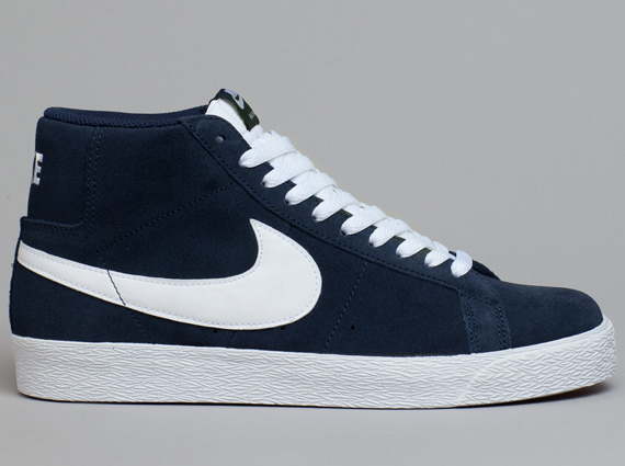 Nike Sb Blazer Mid Obsidian White 2