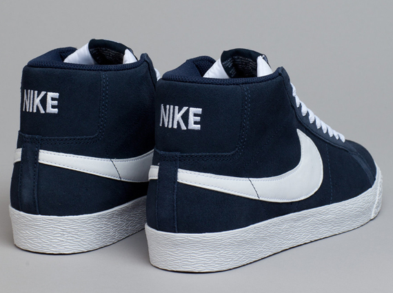 Nike Sb Blazer Mid Obsidian White 4