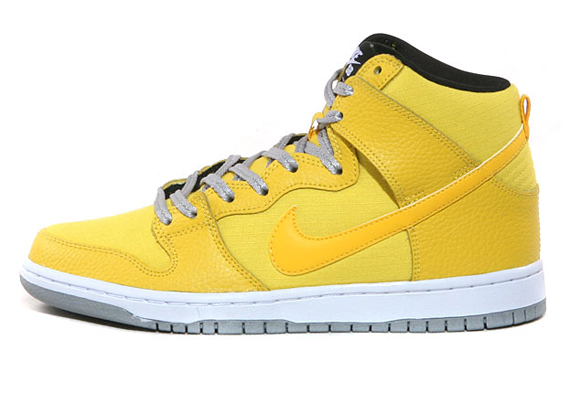 Nike Sb Dunk High Yellow Black 2