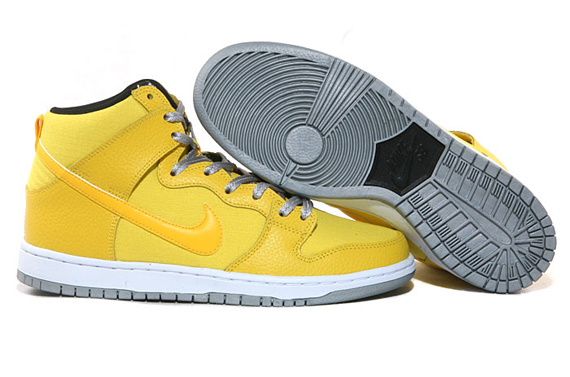 Nike Sb Dunk High Yellow Black 3