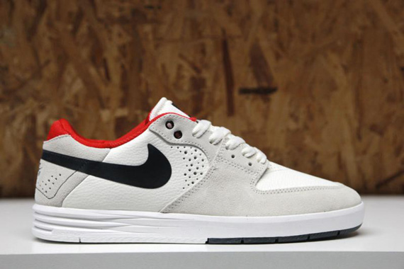 Nike Sb Paul Rodriguez 7 Sail Black University Red 01