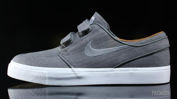 Nike Sb Stefan Janoski Velcro Rip Stop Cool Grey 1