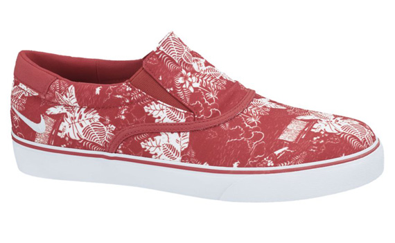 Nike Sb Verona Red Floral 01