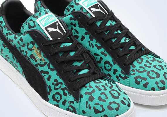 Puma Suede “Teal Leopard”