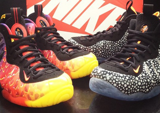 Nike Air Foamposite “Asteroid” & “Safari” Preview