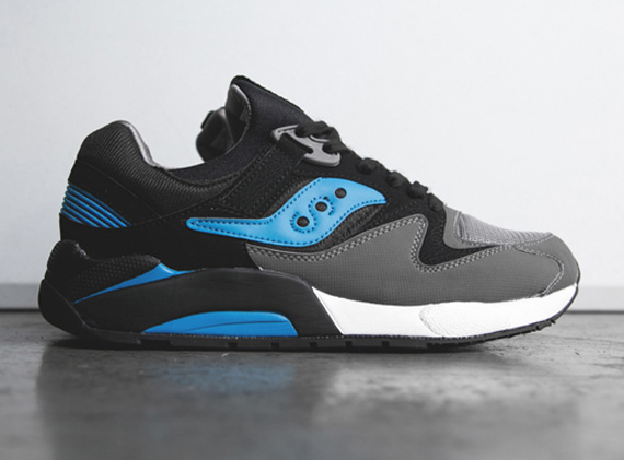 Saucony Grid 9000 Grey Blue Black 1