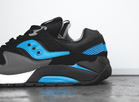 Saucony Grid 9000 Grey Blue Black 5