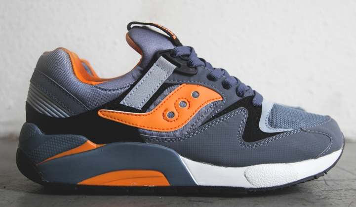 Saucony Grid 9000 Navy Orange 01