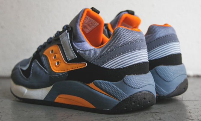 Saucony Grid 9000 Navy Orange 02