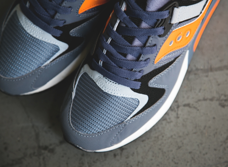 Saucony Grid 9000 Navy Orange 03