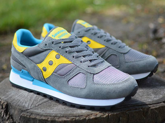 Saucony Shadow Original - Grey - Yellow - Blue