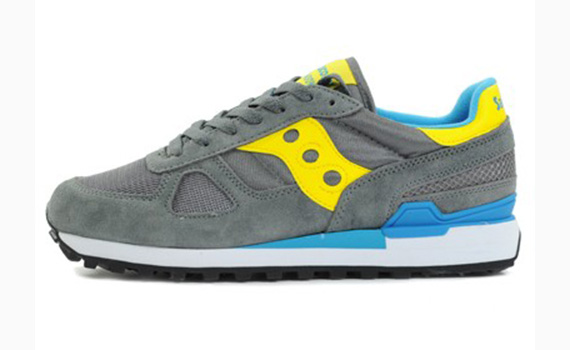 Saucony Shadow Original Grey Blue Yellow 2