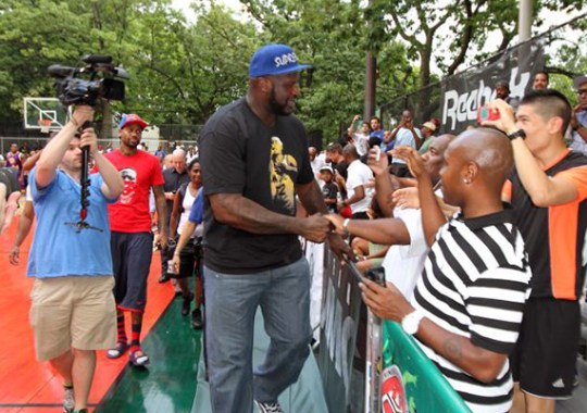 Shaq @ Rucker Park for Reebok Shaqnosis Launch