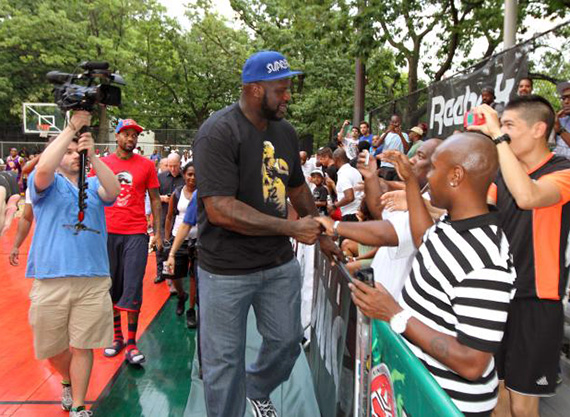 Shaq @ Rucker Park for Reebok Shaqnosis Launch