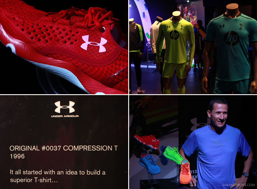 Under Armour Unveils Speedform, Tottenham Hotspur 2013-14 Kits, and I WILL Campaign in London