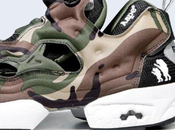 AAPE by A Bathing Ape x Reebok Insta Pump Fury