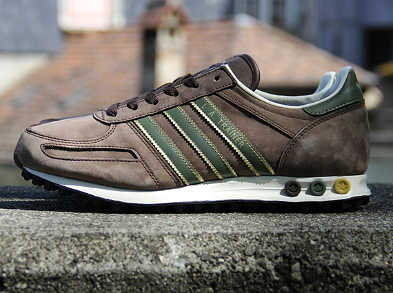 Adidas La Trainer Brown Olive 1