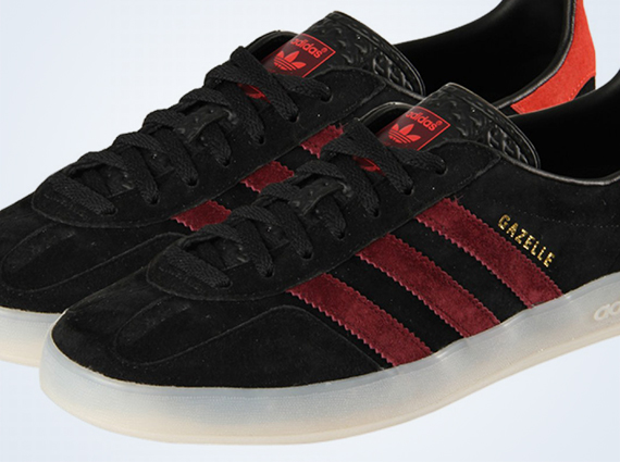 adidas Originals Gazelle Indoor - Black - Red