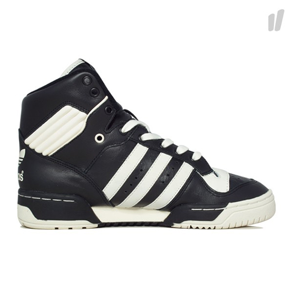 Adidas Rivalry Hi Black White 5