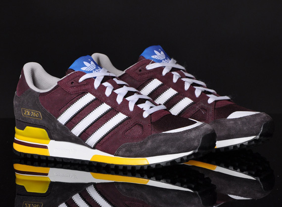 Adidas Zx 750 Light Maroon Night Burgundy 2