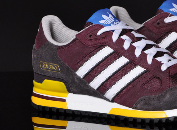 Adidas Zx 750 Light Maroon Night Burgundy 3