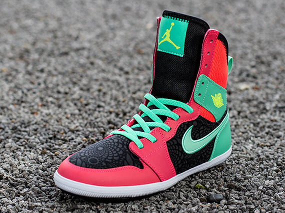 Air Jordan 1 High Skinny Atomic Red Green 1