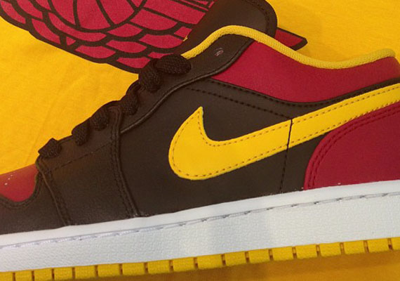 Air Jordan 1 Low - Black - Red - Yellow