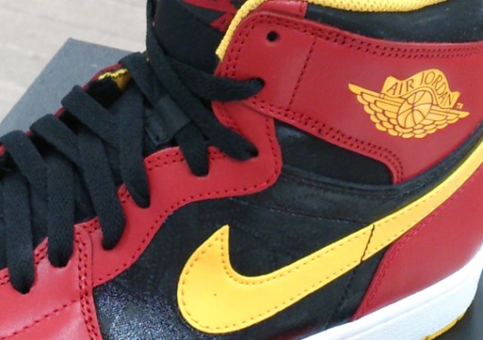 Air Jordan 1 Retro High OG – Black – Gym Red – University Gold