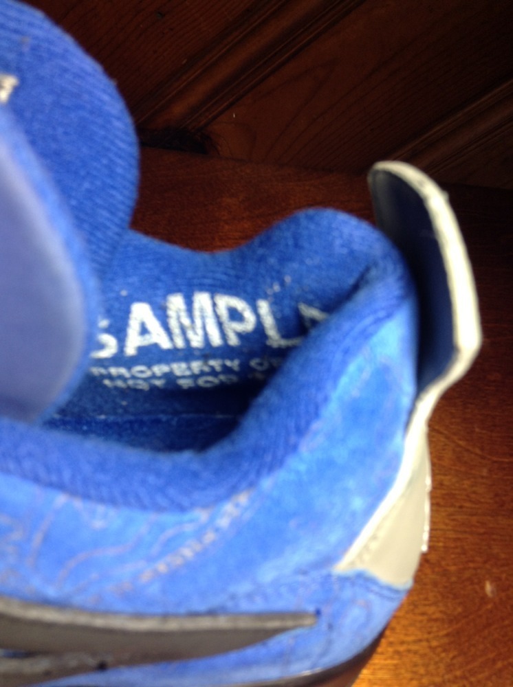 Air Jordan Iv Blue Laser Sample On Ebay 12