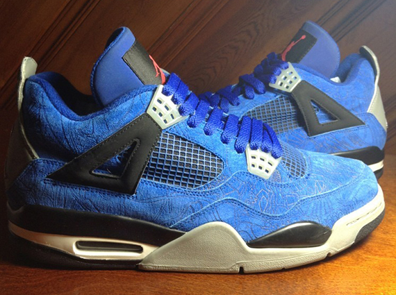 Air Jordan Iv Blue Laser Sample