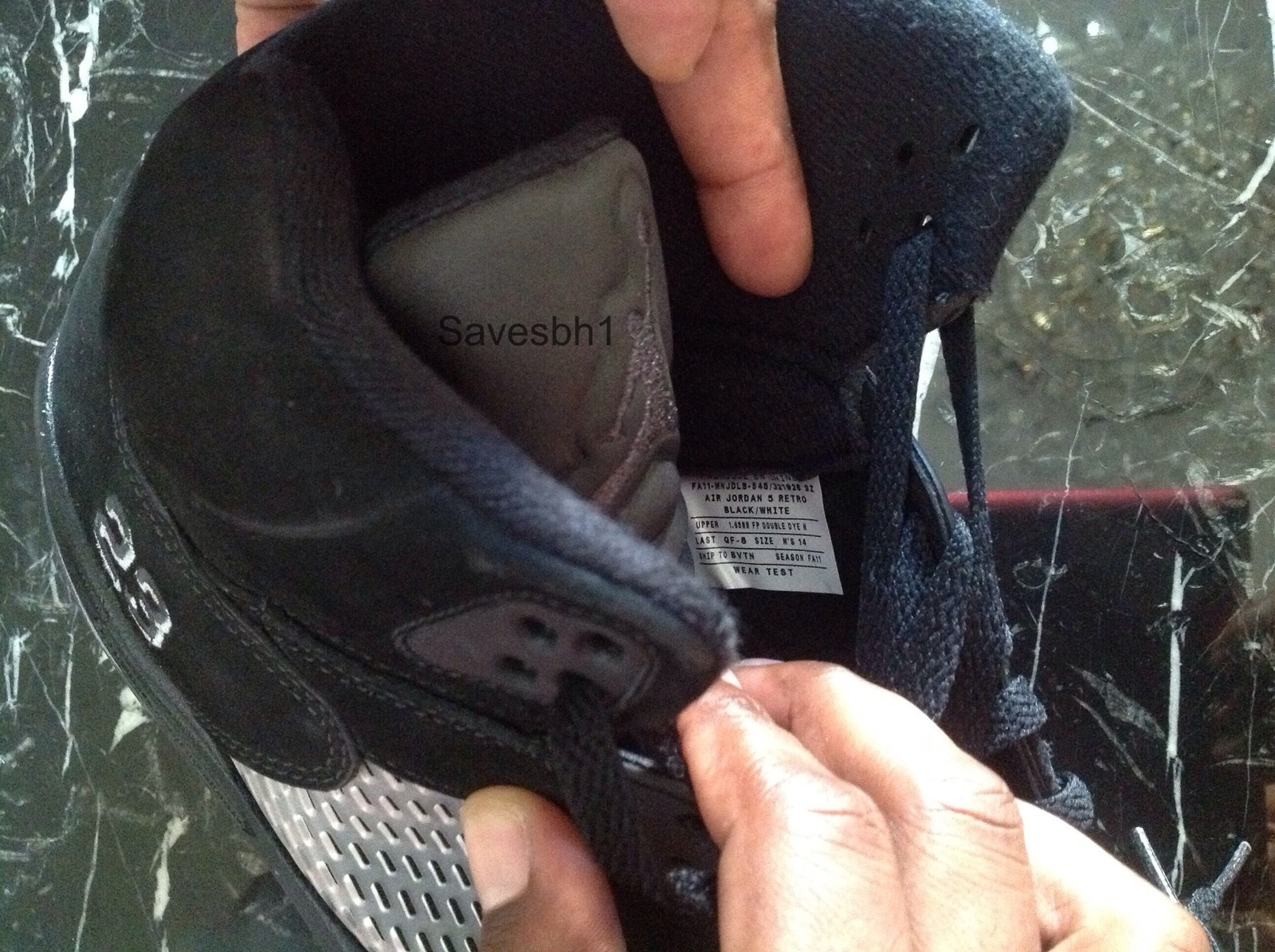 Air Jordan V Black 3 M Weartest Samples On Ebay 05