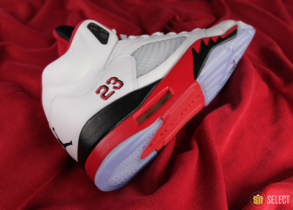 Air Jordan V Fire Red Beauty Shots 4