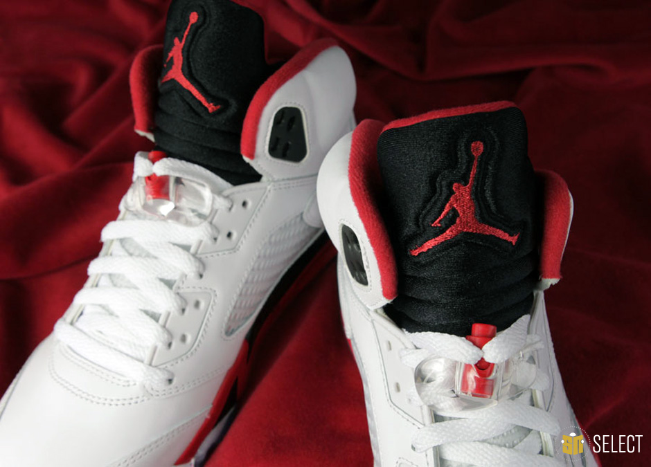 Air Jordan V Fire Red Beauty Shots 9