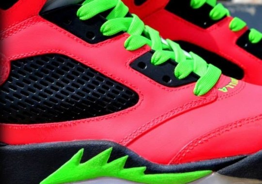 Air Jordan V “Vanilla Ice” Custom by Freaker Sneaks