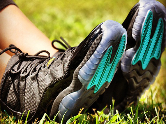 Air Jordan XI GS "Gamma Blue" On-Feet