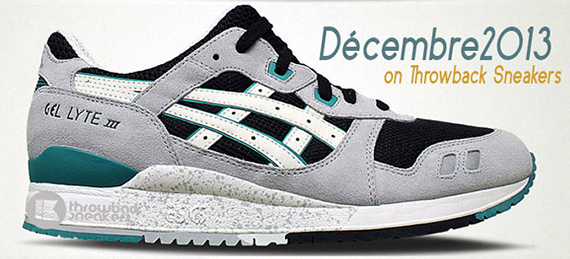 Asics Gel Lyte Iii Grey Black Teal Speckle December 2013