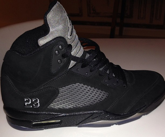 Black 3m Jordan V