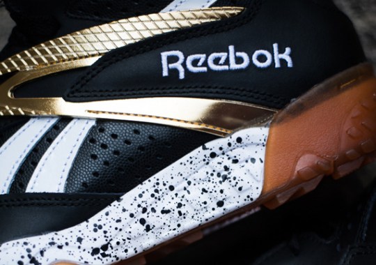 Reebok Scrimmage Mid – Black – Gold – Gum