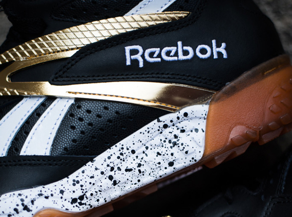 Reebok Scrimmage Mid – Black – Gold – Gum