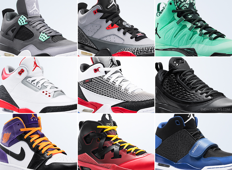 Jordan Brand August 2013 Footwear