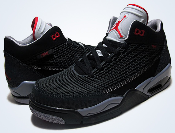 Jordan Flight Club 80s - Black - Gym Red - Anthracite